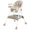 Chaise Haute Pliable Bébé 2 en 1 - Plateau Double Jouet Inclus Facile à Nettoyer