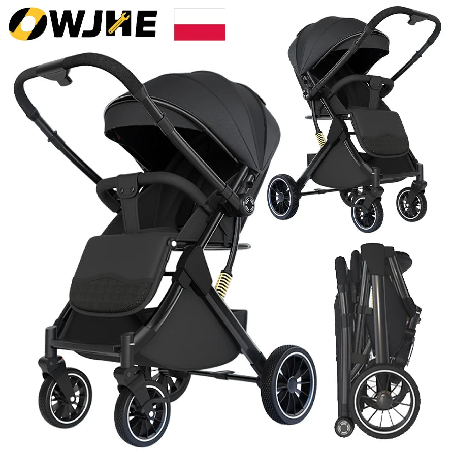 Poussette Légère Compacte Bébé - Pliage Une Main Nouveau-né