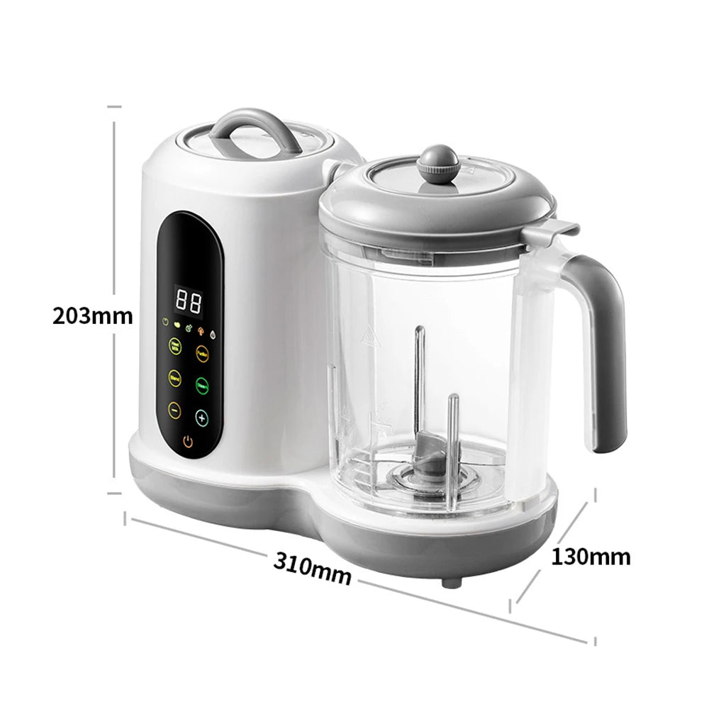 Robot Cuiseur Mixeur Bébé 2 en 1 — Cuit à la Vapeur & Mixe, 400ml, Repas Maison