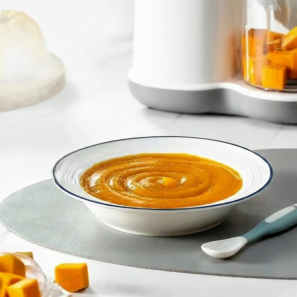 Robot Cuiseur Mixeur Bébé 2 en 1 — Cuit à la Vapeur & Mixe, 400ml, Repas Maison