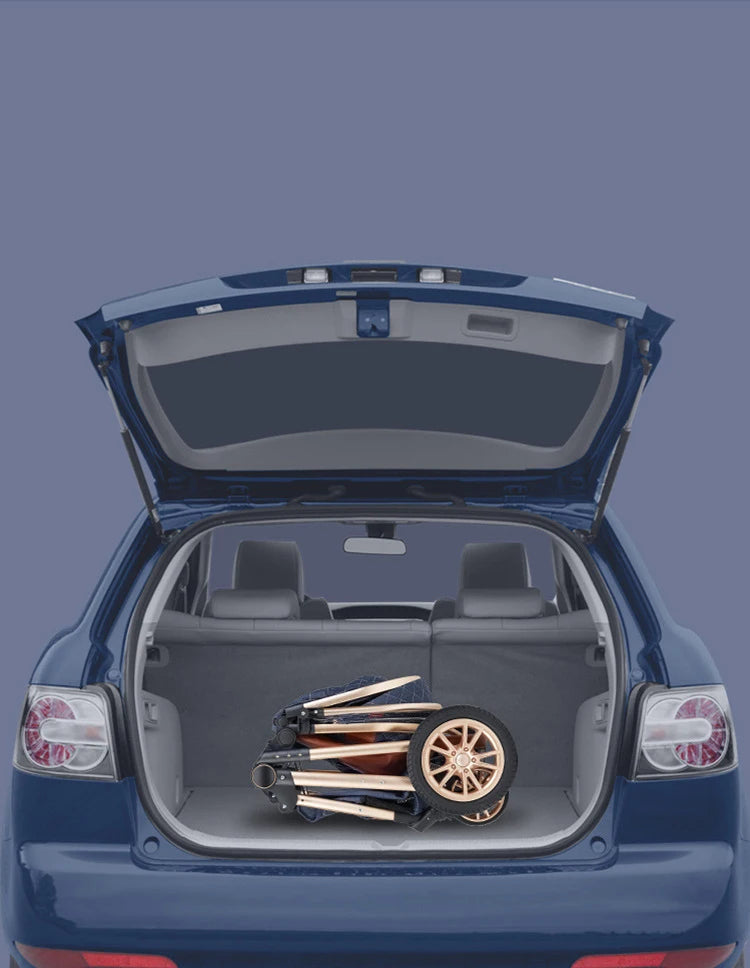 Poussette Trio 3-en-1 — Nacelle, Coque Auto & Poussette