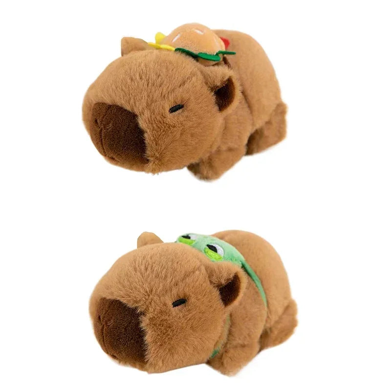Bracelet peluche Capybara — Jouet poignet kawaii enfant, doux & rigolo