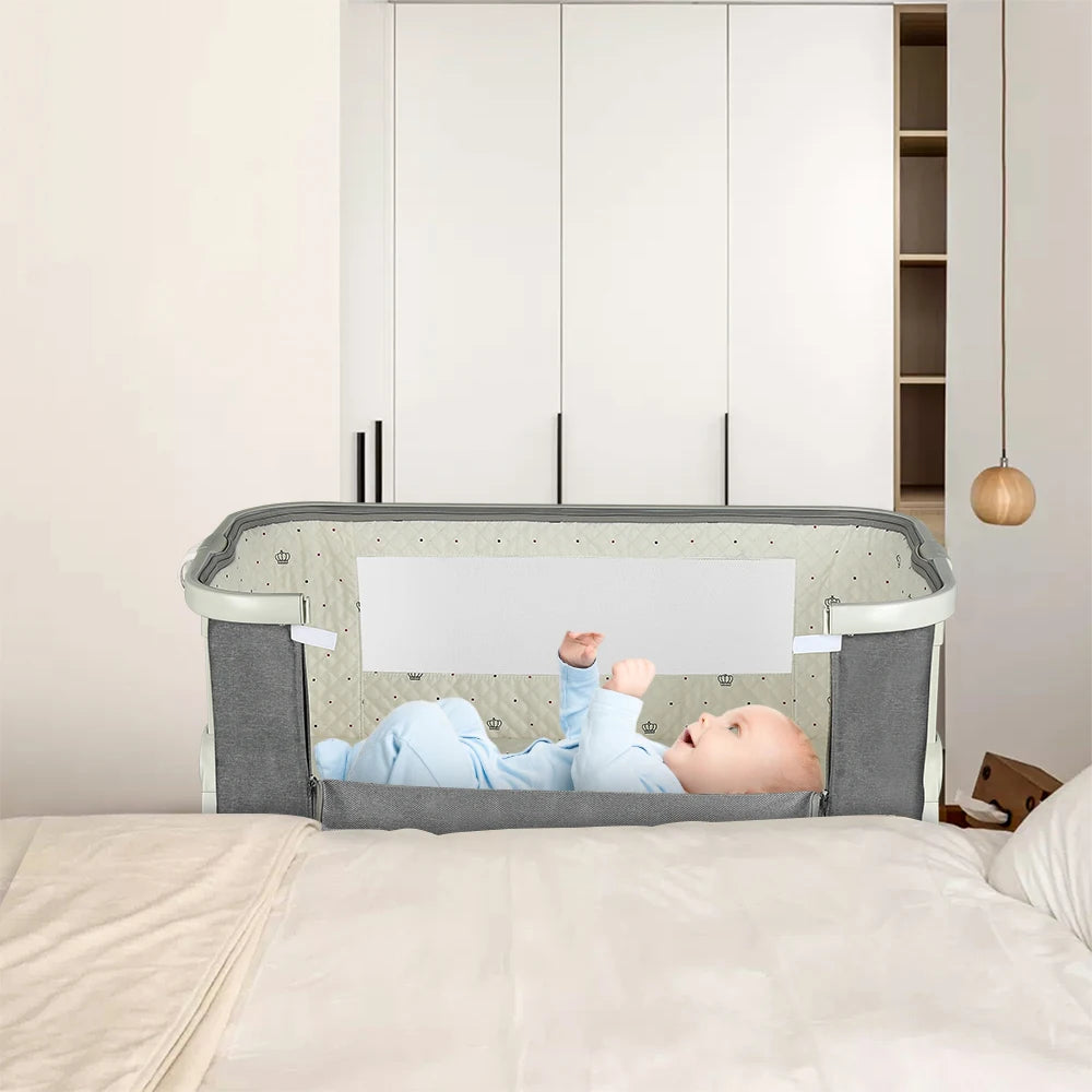 Berceau Cododo Bébé 4 en 1 - Matelas Inclus 6 Positions 0-24 Mois