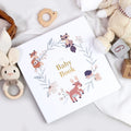 Livre souvenir bébé 1ère année ERATOPIC — Journal mémoire naissance en lin, cadeau baby shower