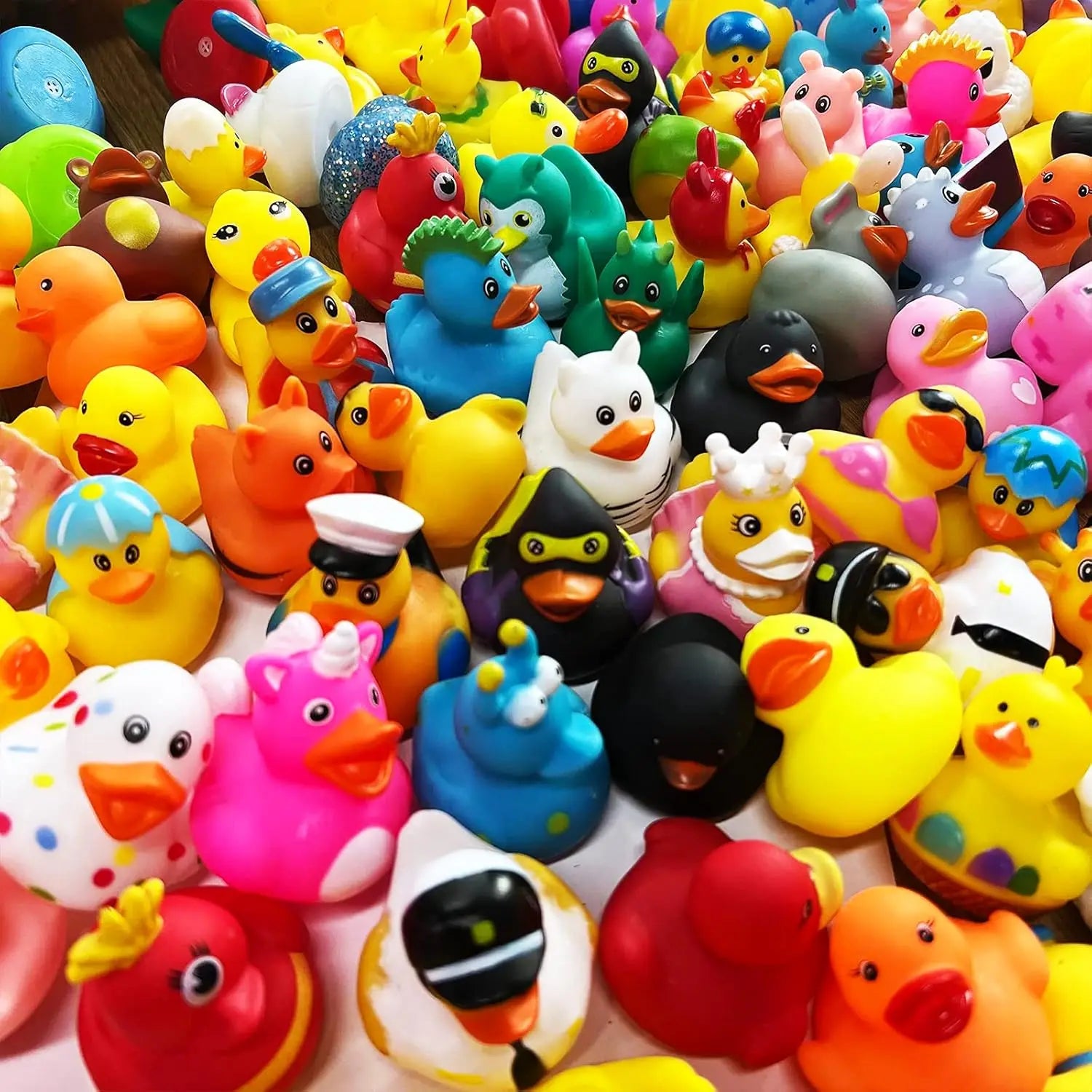 Canards en Caoutchouc Bain Bébé - Assortiment Coloré