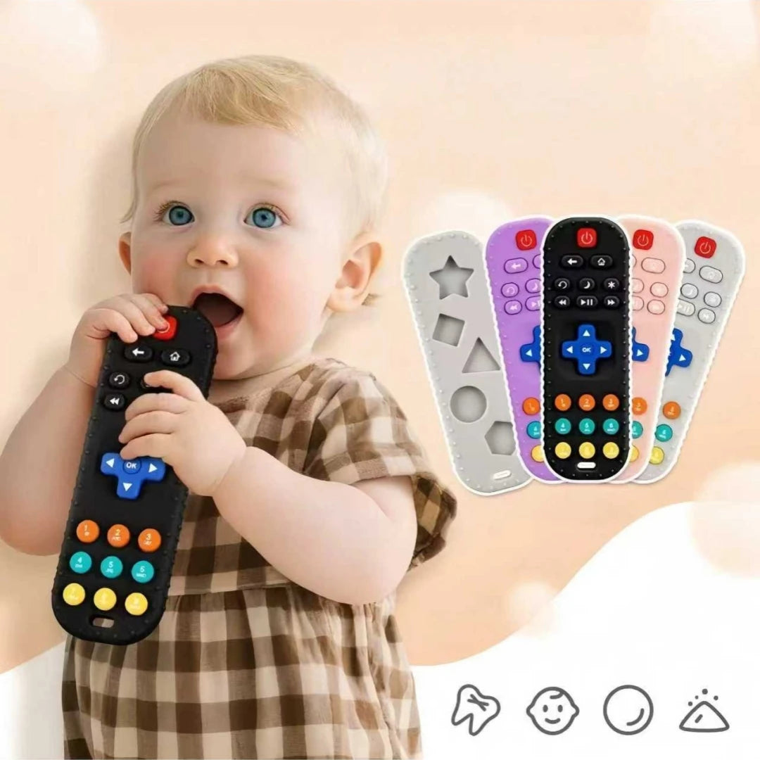Jouet de Dentition Télécommande TV – Anneau à Mâchouiller Ludique pour Bébé