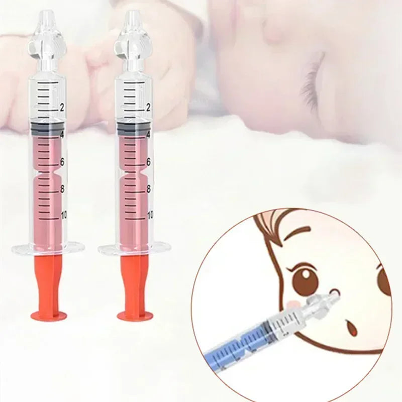 Mouche-Bébé Nasal en Silicone — Seringue Lavage Nez Réutilisable