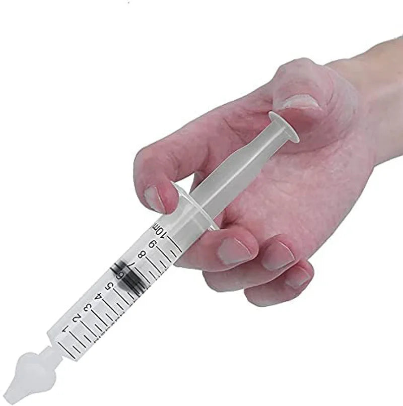 Mouche-Bébé Nasal en Silicone — Seringue Lavage Nez Réutilisable
