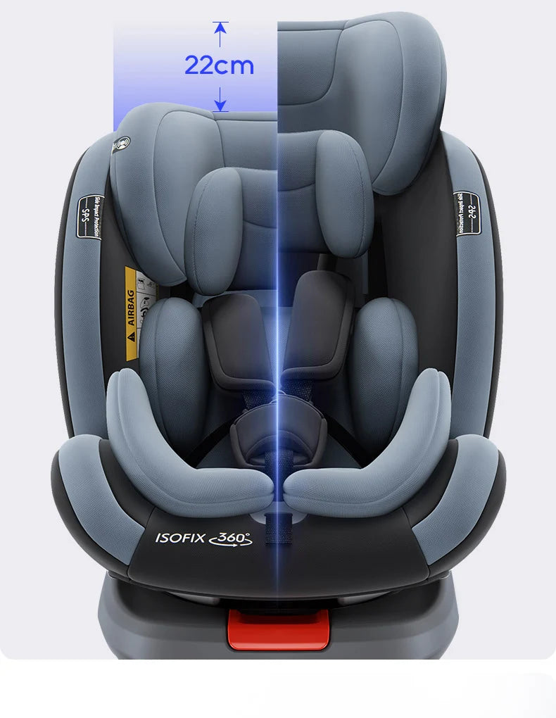 Siège Auto Enfant ISOFIX ECE R129 - Hauteur Réglable 0 à 12 Ans