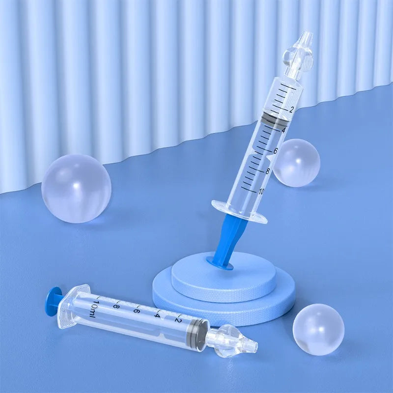 Mouche-Bébé Nasal en Silicone — Seringue Lavage Nez Réutilisable