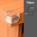 Protège-coins meubles bébé lot 4/10 pièces — Silicone transparent, anti-choc, tables & meubles