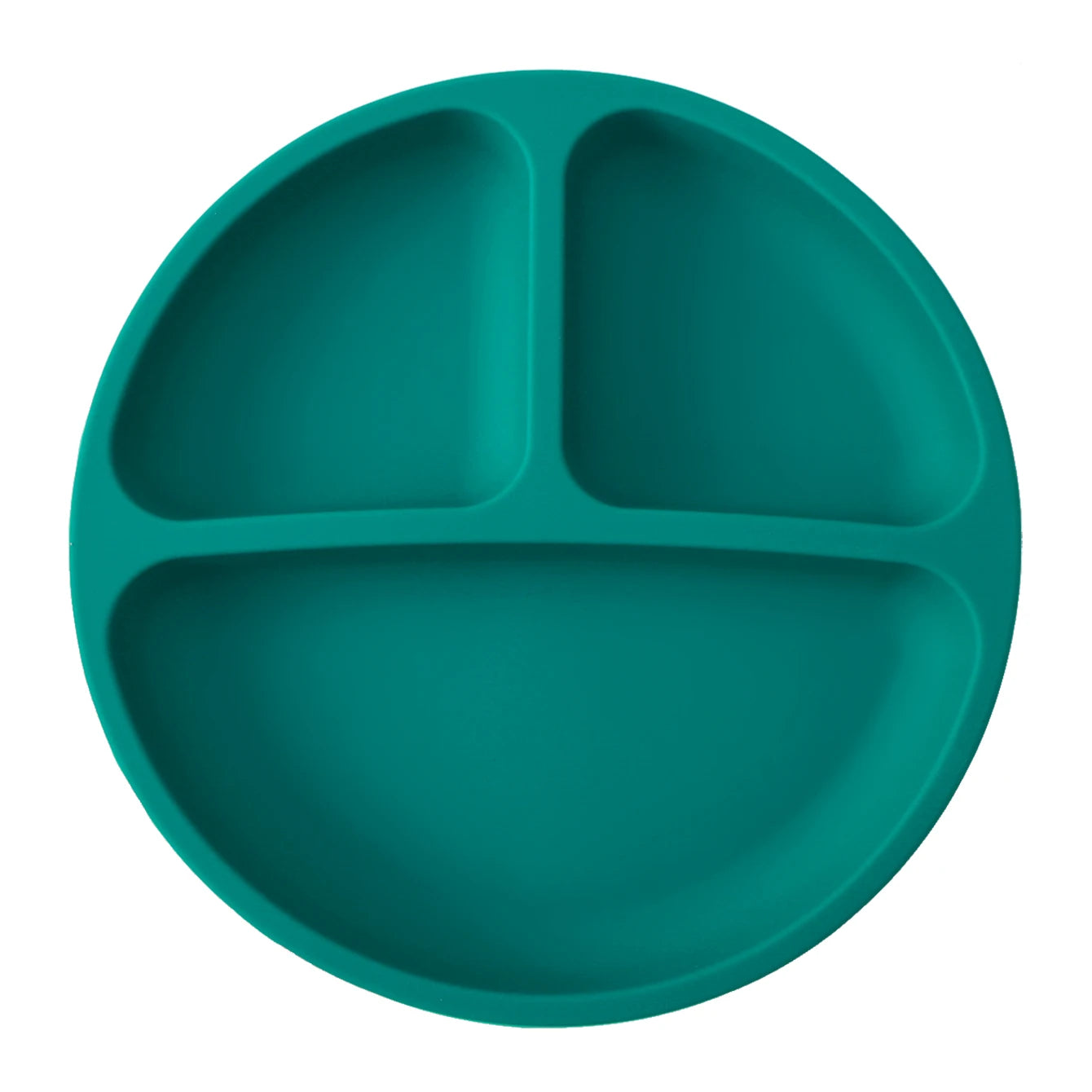 Assiette Ventouse Silicone Bébé - Compartiments Sans BPA Repas Enfant