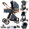 Poussette Trio 3 en 1 Magic ZC – Nacelle, Cosy Auto & Châssis Réversible