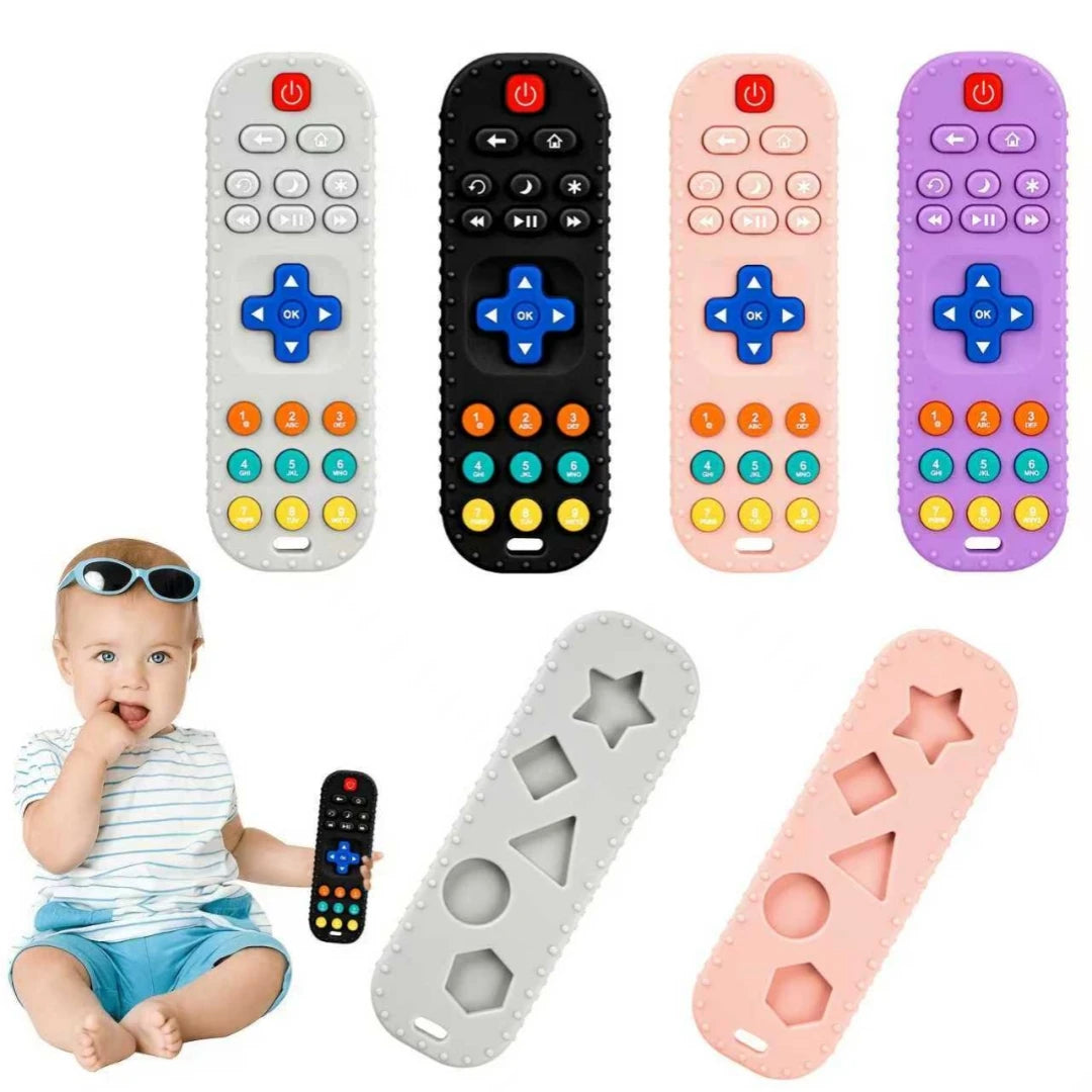 Jouet de Dentition Télécommande TV – Anneau à Mâchouiller Ludique pour Bébé