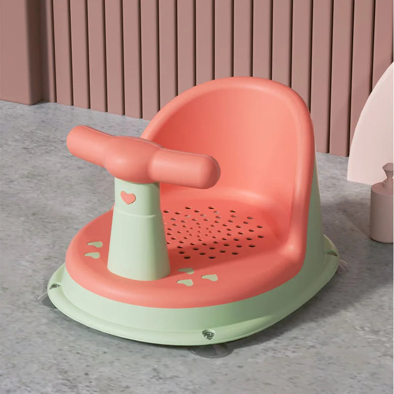 Siège de Bain Bébé Antidérapant - Coussin Confortable pour Tout-Petits