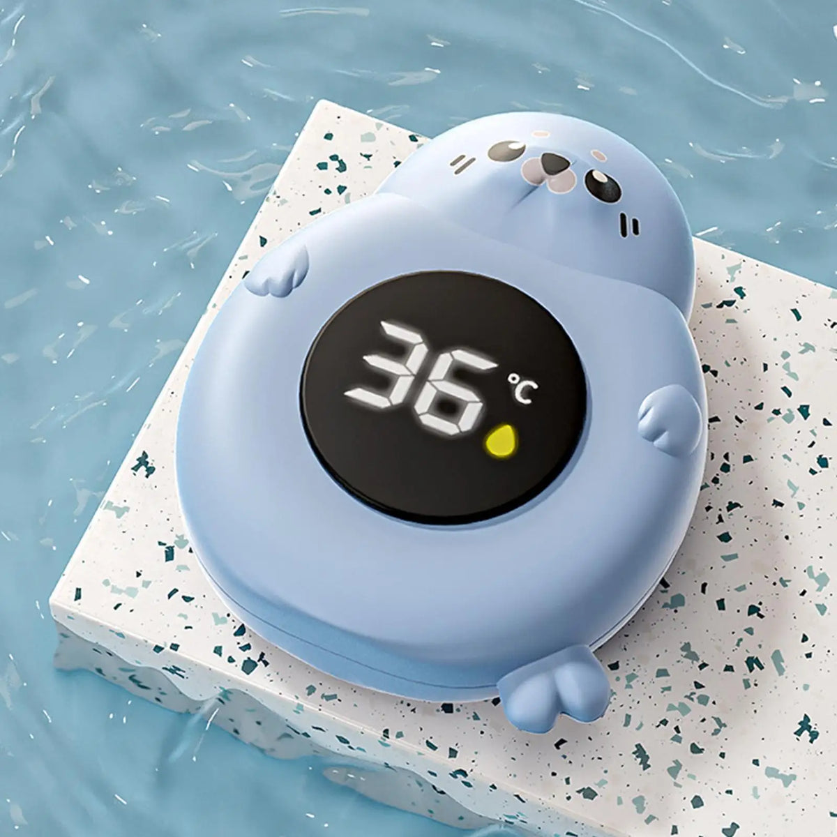 Thermomètre de Bain Bébé Flottant – Jauge de Température Digitale Étanche