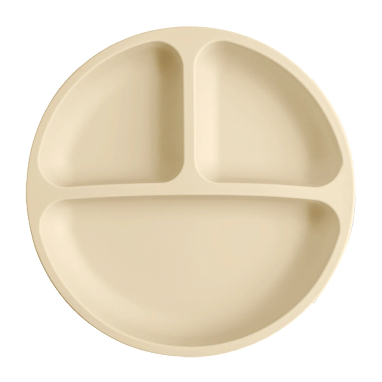 Assiette Ventouse Silicone Bébé - Compartiments Sans BPA Repas Enfant