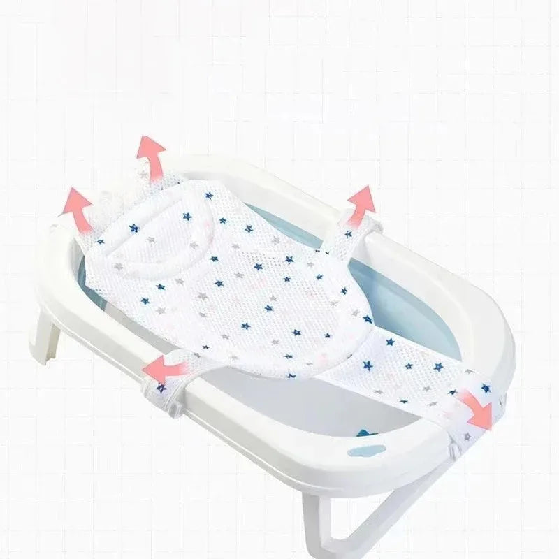 Réducteur de Bain Bébé Antidérapant - Filet Respirant Étoiles