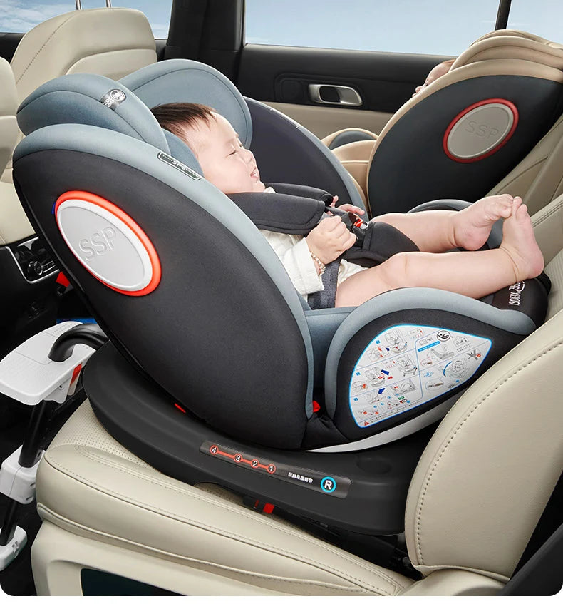 Siège Auto Enfant ISOFIX ECE R129 - Hauteur Réglable 0 à 12 Ans