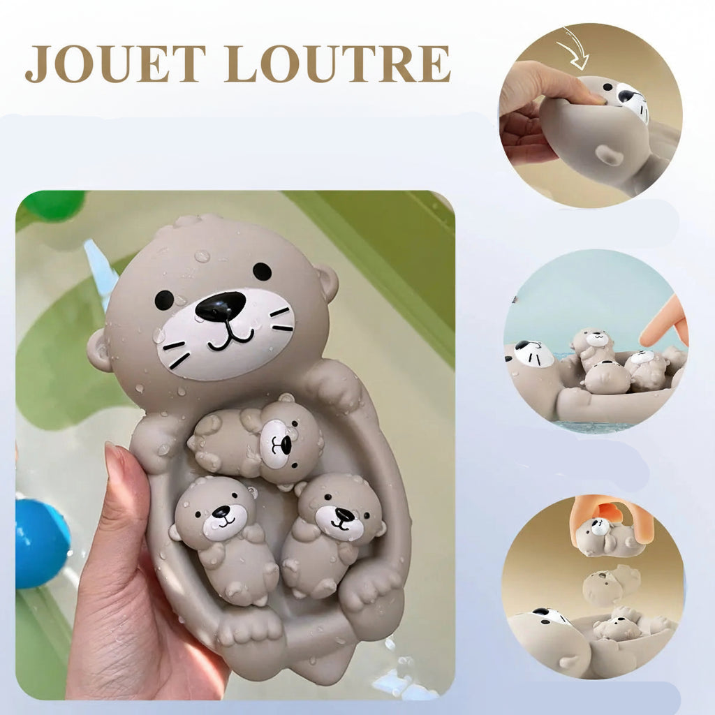 Jouets de Bain Flottants Animaux Rigolos – Loutre, Phoque & Bateaux pour Enfant