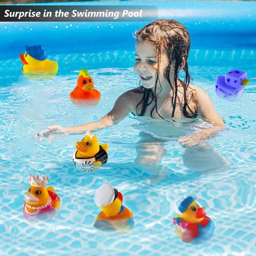 Canards en Caoutchouc Bain Bébé - Assortiment Coloré
