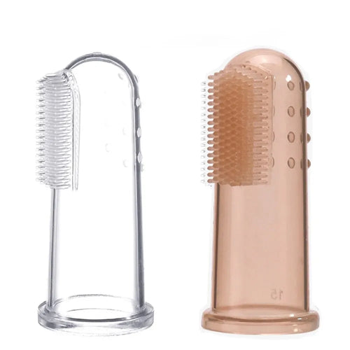 Brosse à Dent Doigt Bébé en Silicone — Nettoyage Douceur Premières Dents