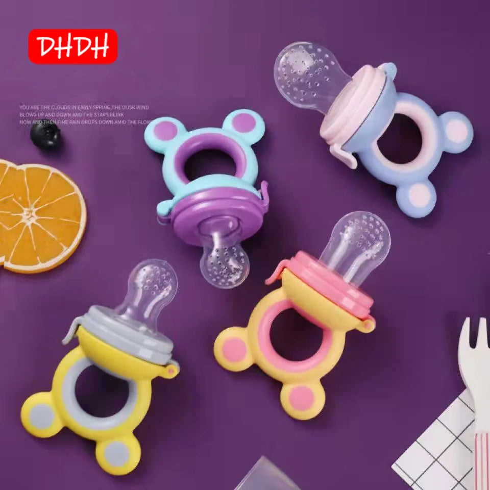 Filet Mordant Fruits Bébé - Tétine Silicone BPA Free Apprentissage Alimentation