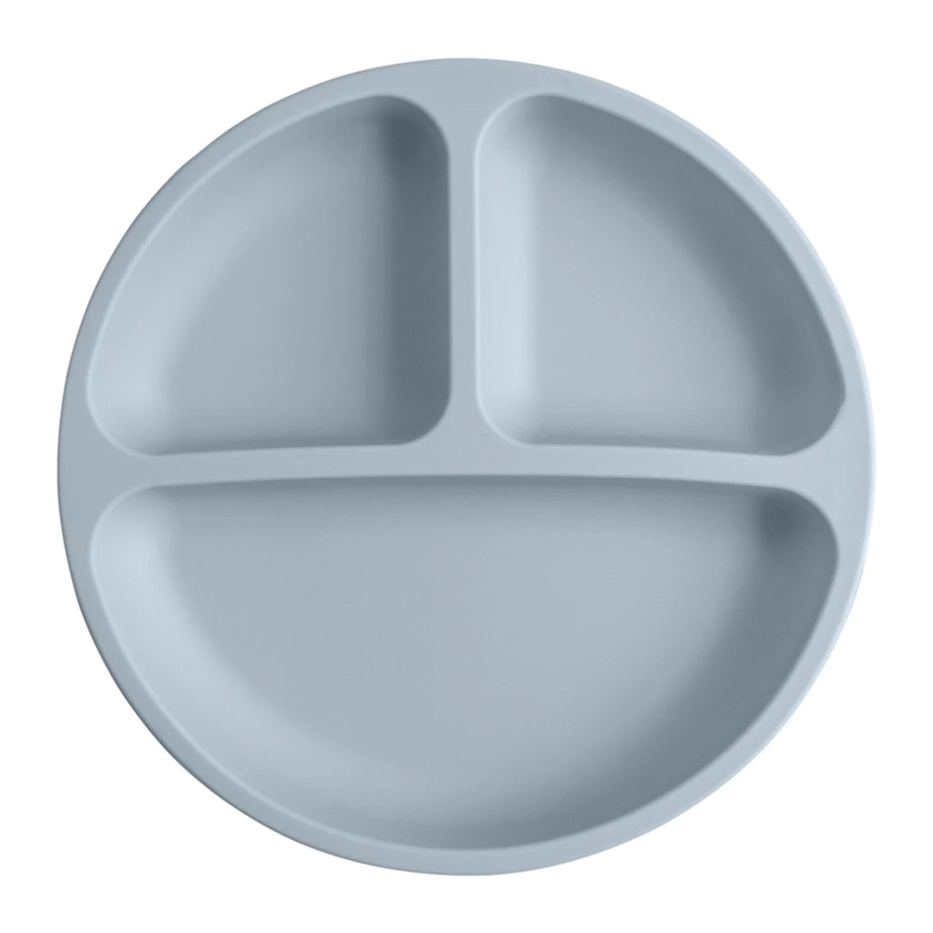 Assiette Ventouse Silicone Bébé - Compartiments Sans BPA Repas Enfant
