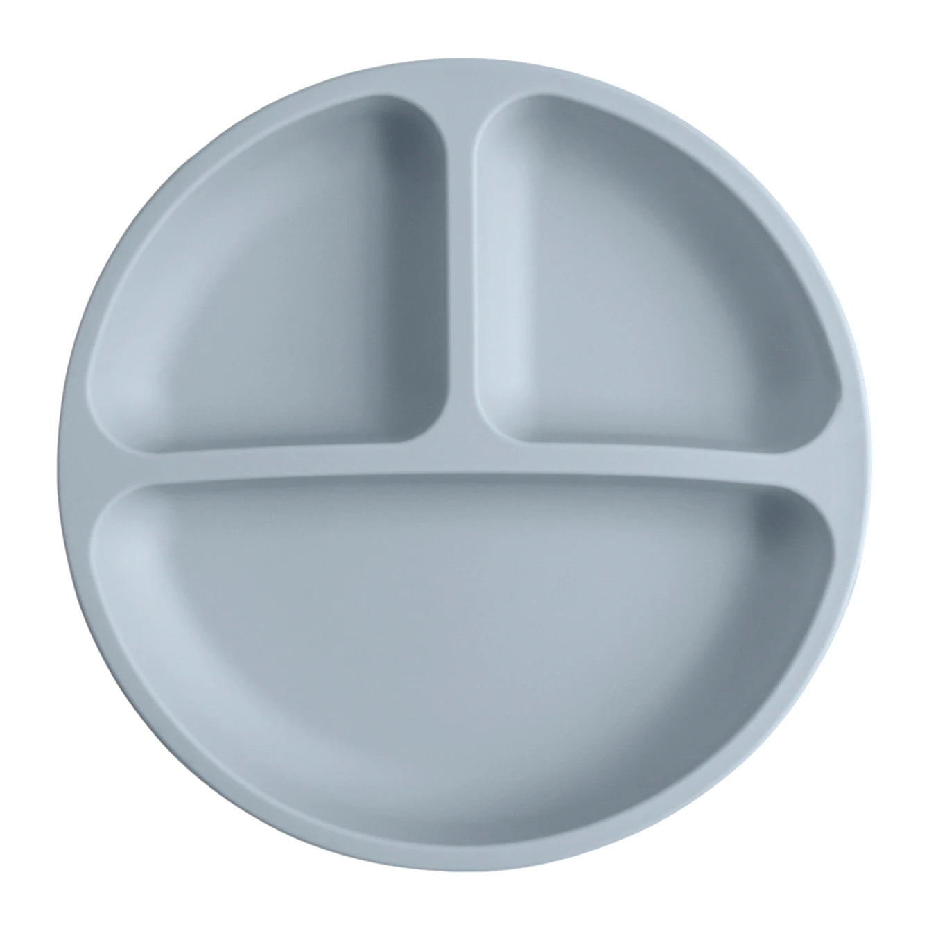 Assiette Ventouse Silicone Bébé - Compartiments Sans BPA Repas Enfant