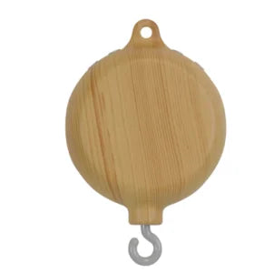 Mobile Bébé Bois Naturel - Nuages & Ourson Style Scandinave Lit Berceau