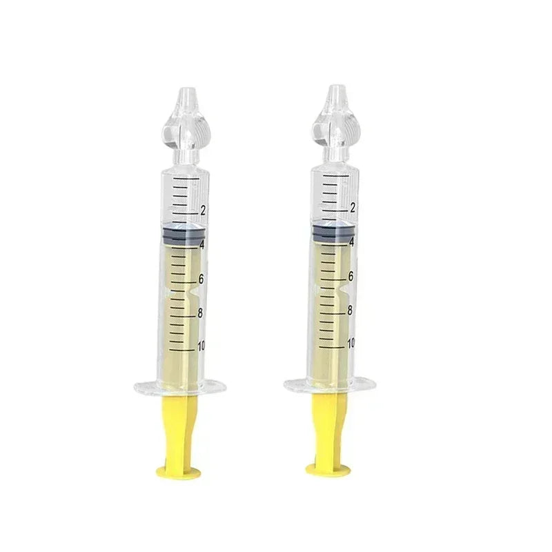 Mouche-Bébé Nasal en Silicone — Seringue Lavage Nez Réutilisable