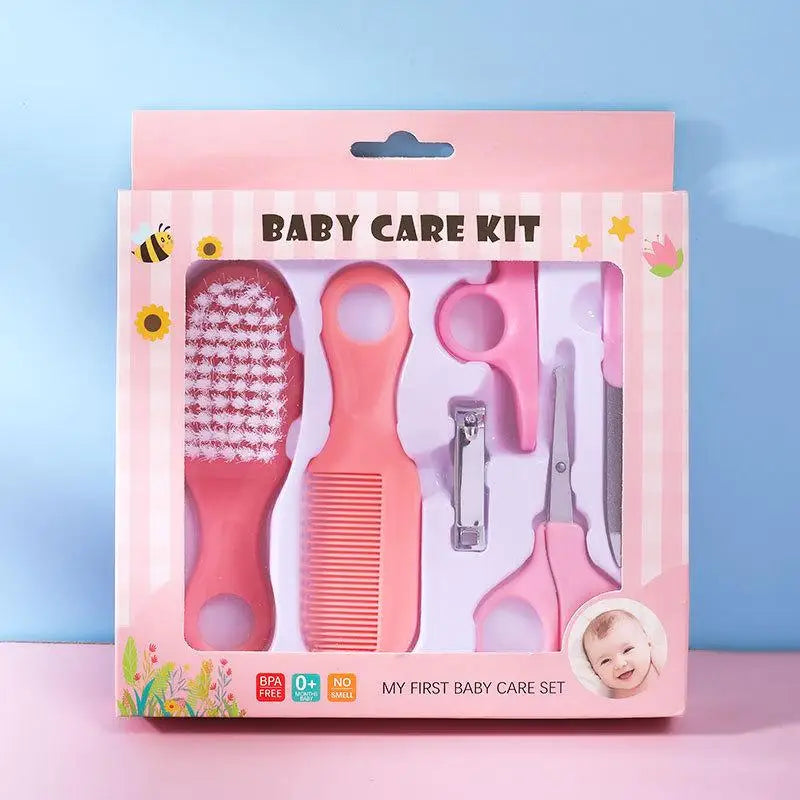 Kit Soins Bébé 13 Pièces - Peigne Brosse Coupe-Ongles Set Complet