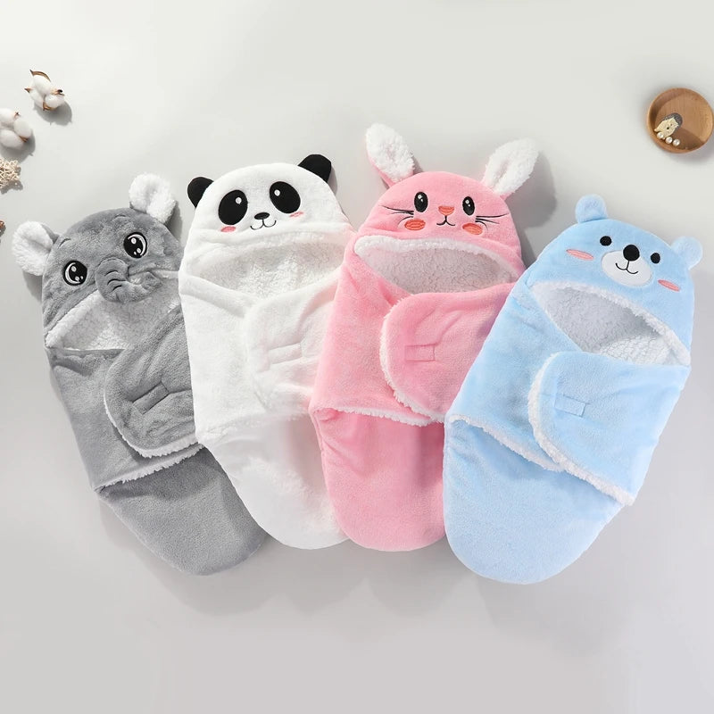 Gigoteuse Bébé Animaux - Sac de Couchage Doux 0-9 Mois Panda Lapin