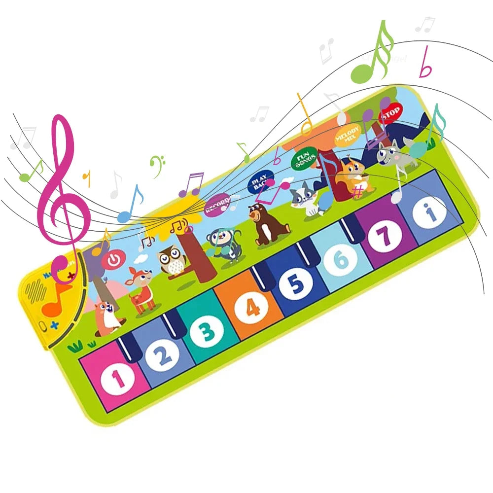 Tapis Piano Musical Enfant - Clavier Danse Sol Éducatif