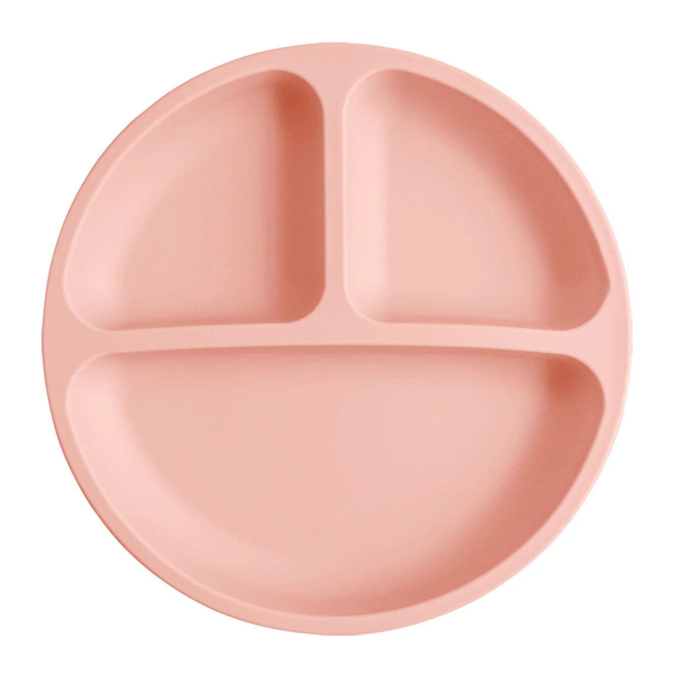Assiette Ventouse Silicone Bébé - Compartiments Sans BPA Repas Enfant