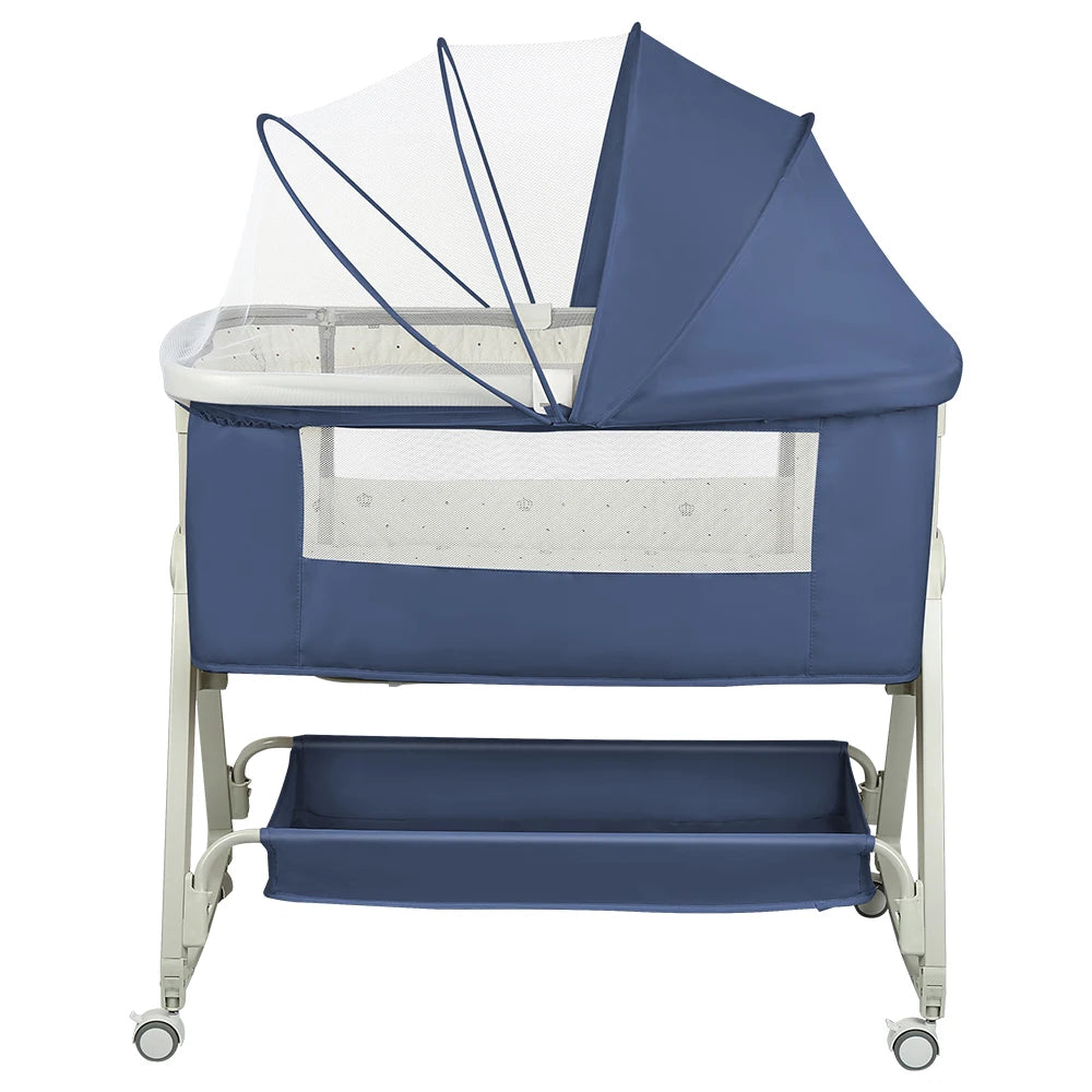 Berceau Cododo Bébé 4 en 1 - Matelas Inclus 6 Positions 0-24 Mois