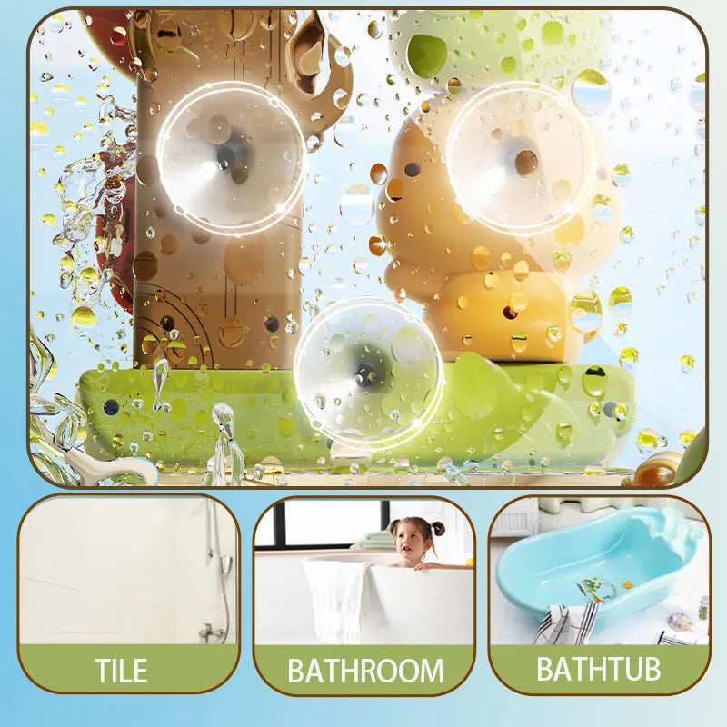 Jouet de Bain Bébé - Canard & Lion Ventouse Baignoire