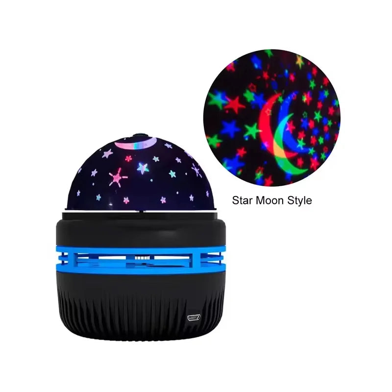 Veilleuse Projecteur Étoiles Bébé — Ciel Étoilé LED, Galaxie & Lune, Chambre Enfant