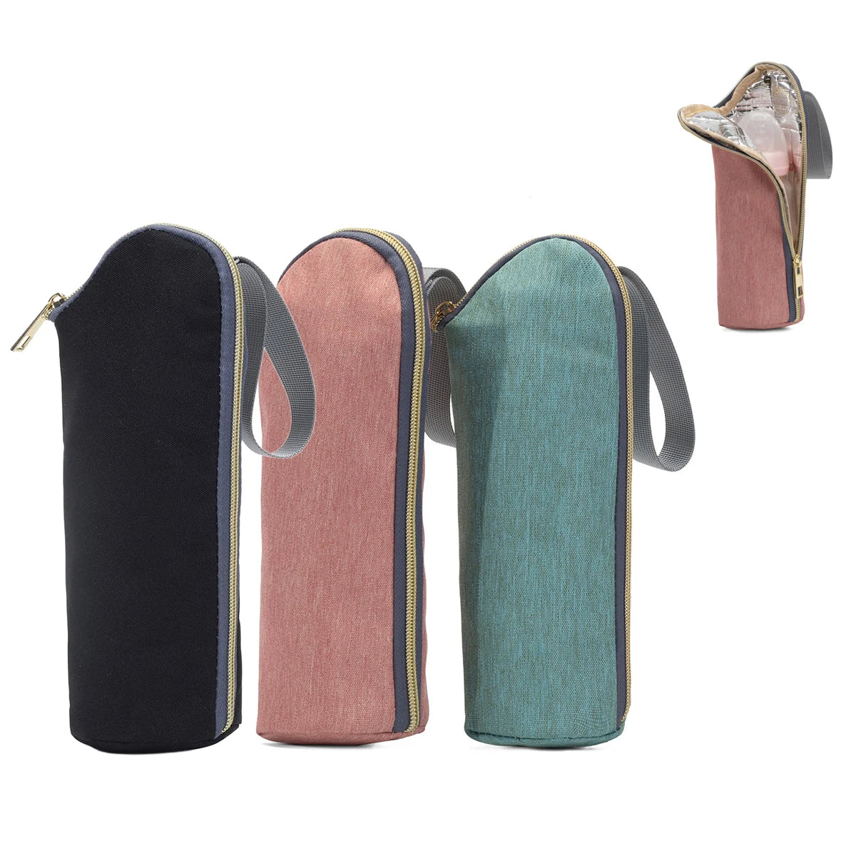 Sac Isotherme Porte-Biberon pour Poussette – Pochette Thermique Portable Bébé