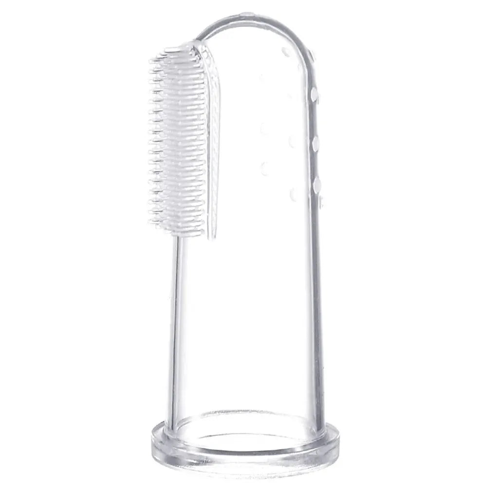 Brosse à Dent Doigt Bébé en Silicone — Nettoyage Douceur Premières Dents