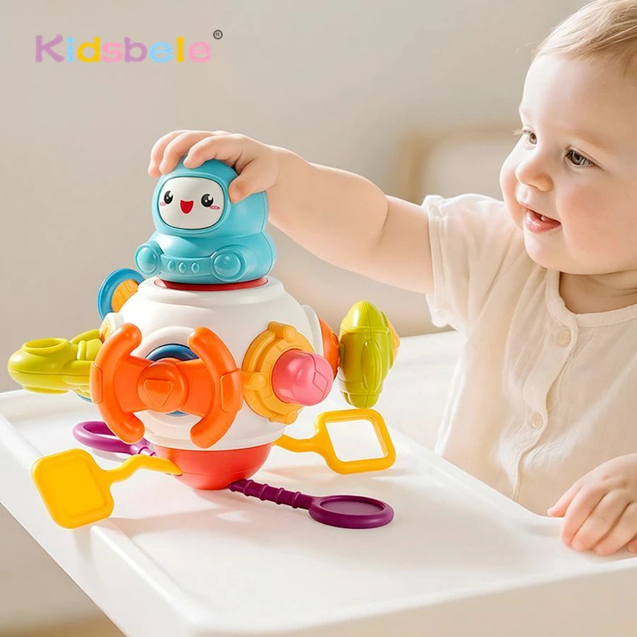 Jouet Sensoriel Montessori Bébé - Cube d'Activité 8 en 1 6-12 Mois