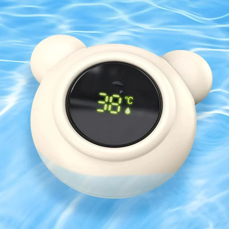 Thermomètre de bain bébé digital — Affichage LED tactile, mesure température eau instantanée