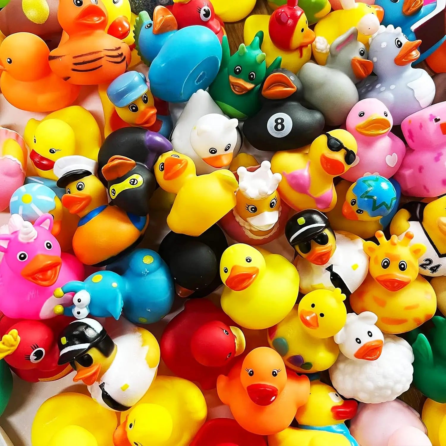 Canards en Caoutchouc Bain Bébé - Assortiment Coloré