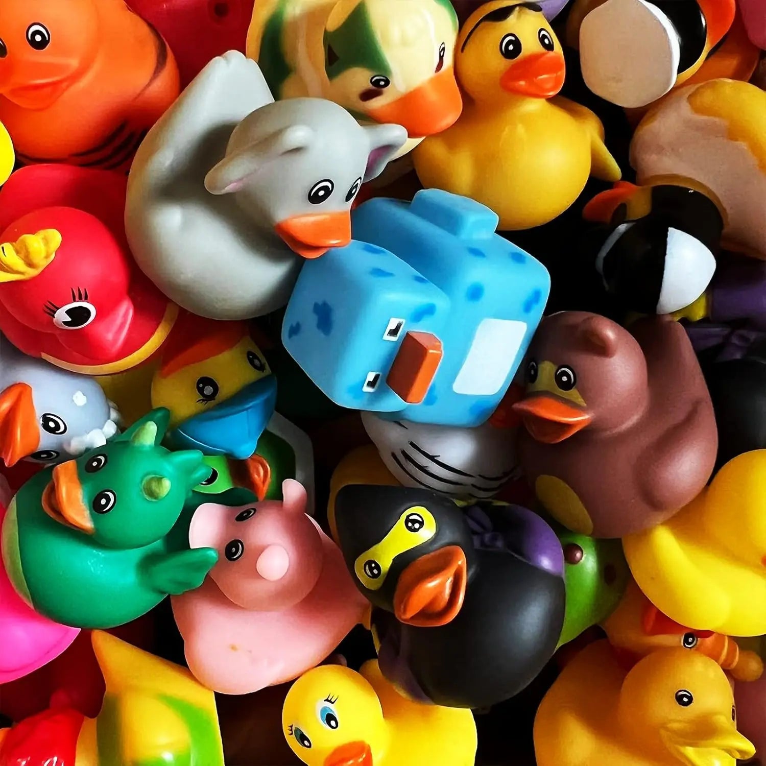 Canards en Caoutchouc Bain Bébé - Assortiment Coloré