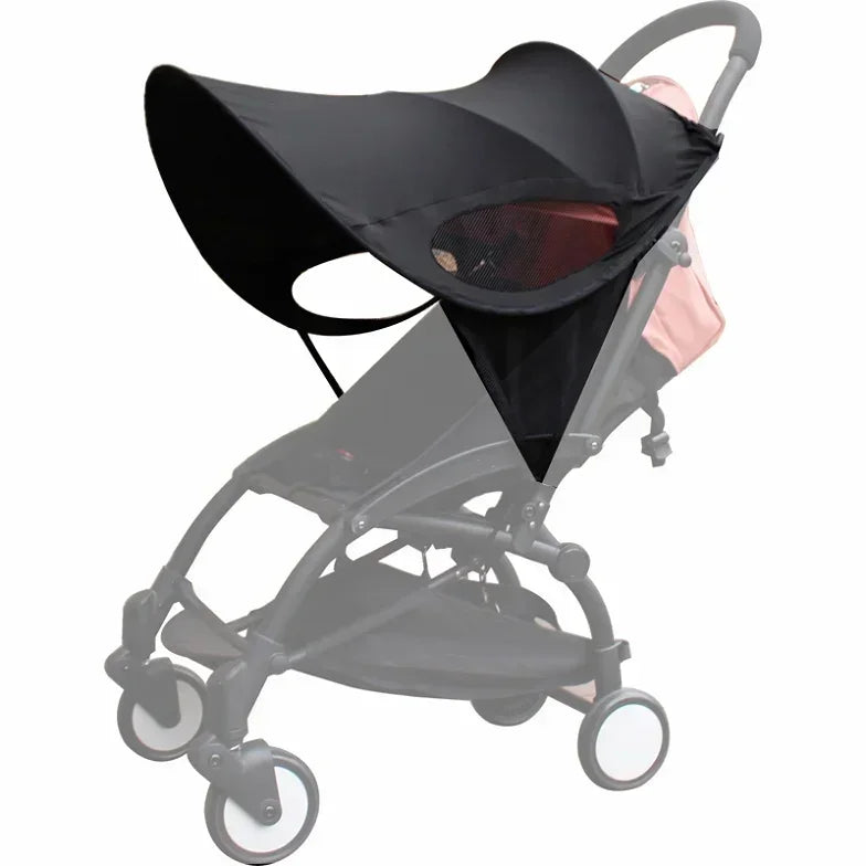 Pare-soleil universel poussette — Protection UV & vent, visière réglable