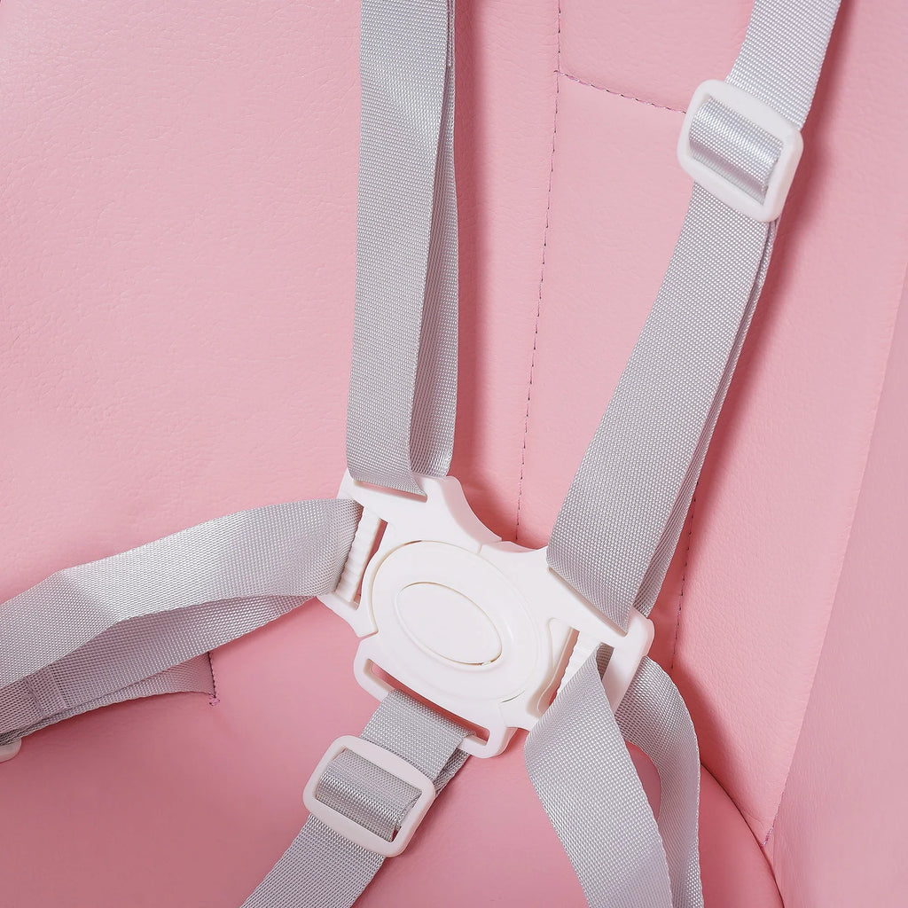 Chaise Haute Bébé Réglable - Double Plateau Antidérapant 6 Mois à 6 Ans