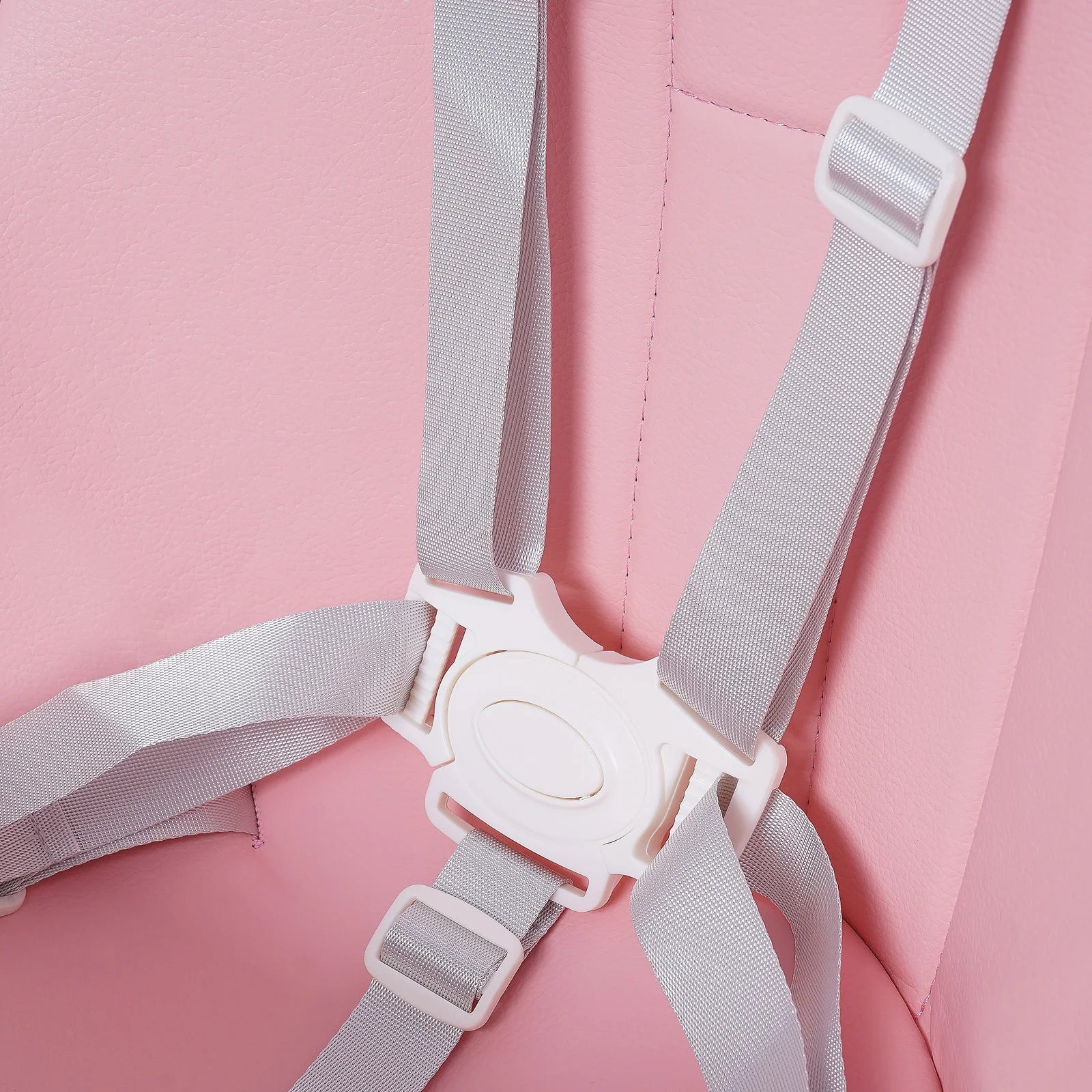 Chaise Haute Bébé Réglable - Double Plateau Antidérapant 6 Mois à 6 Ans