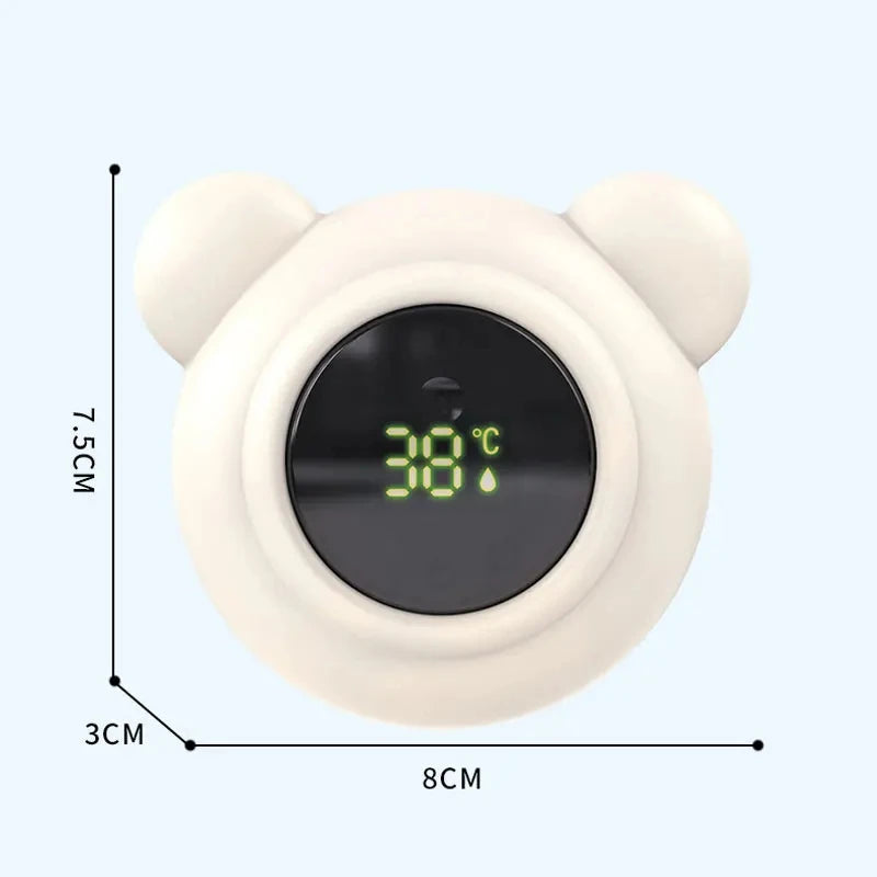 Thermomètre de bain bébé digital — Affichage LED tactile, mesure température eau instantanée