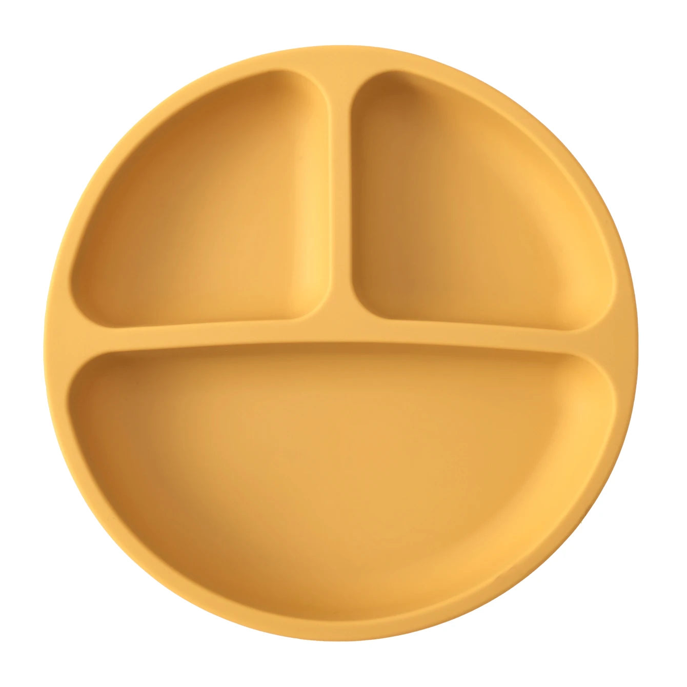 Assiette Ventouse Silicone Bébé - Compartiments Sans BPA Repas Enfant
