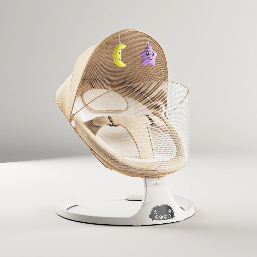 Berceau Électrique Bébé Bluetooth - Moustiquaire Musique Multifonction Nouveau-né
